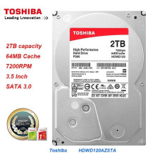 Toshiba HDD 2TB 7200 RPM 32MB 3.5 (HDWD120)